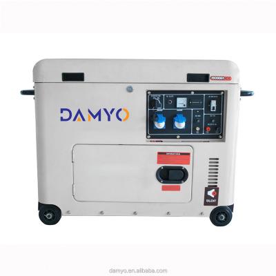 China Direct Sales 6.5kw 6500w 6.5kva Common Super Silent Generator Factory Units Diesel Generator Set for sale