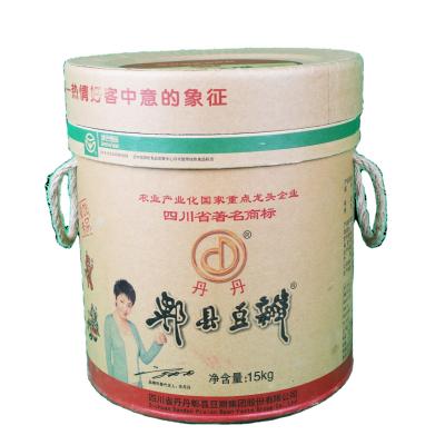 China 2021 Factory Price 15Kg Paper Bottle Bean Paste For Hotpot Cooking Spicy Spicy Salty Seasoning Salad for sale