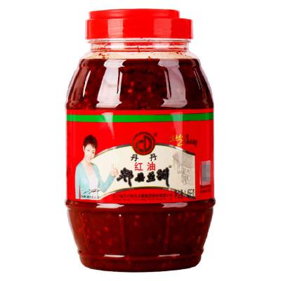 China 2021 Soy Sauce Flavor Chinese 1450G HotPot Condiment Sichuan Chili Oil Butter Broad Red Pixian Bean Paste for sale