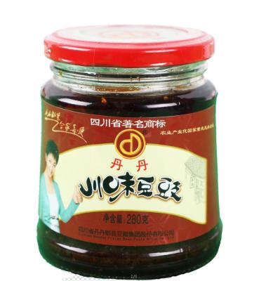 China 280G Sichuan Top Grade Spicy Sauce Delicious Cooking Seasoning Sauce Fermented Soybeans For Soup for sale