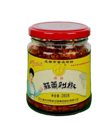 China 280G Genuine Taste Spiciness Flavor Sichuan Sauce Spicy Red Pepper Spice Condiment Cut Chili For Cooking for sale