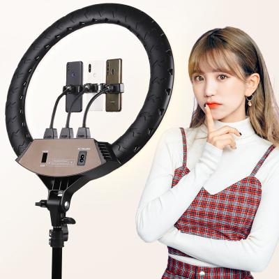 China Ring Light Kit for Youtube Light 18 Inch Portable Ring Light 80W Photo Studio Photography LED Video Light with Tripod Stand for sale