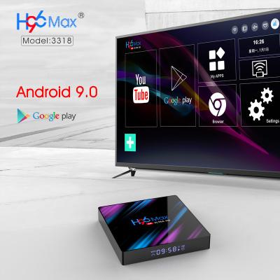 China 2020 H96 MAX RK3318 TV Box 4/32GB Set Top Box Android 9.0 WiFi 2.4G/5G Android External WiFi Antenna YOUYUAN Factory for sale