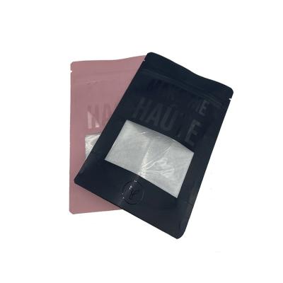 China Factory direct sale recyclable resealable zip lock food bags packaging with window for sale