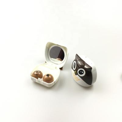 China For Animal Contact Lens Case Owl Contact Lens Case Contact Lens Box With Wholesale Price A-6532 for sale