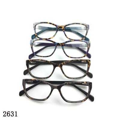 China For Women Top Grade Style For Ladies Classic Acetate Glasses Frame Eyewear Frames 2631 for sale