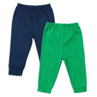 China Daily Clothing Wholesale 2 Piece Pants Set Baby Solid Color Baby Pants Cotton 0-24month Baby Panties for sale