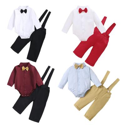 China Wholesale Daily Clothing Long Sleeve Newborn Baby Clothes Set Solid Color Set Baby Clothes 2Pcs Clothing Baby Sets Clothes Clothing for sale