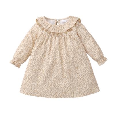 China Daily Clothing Ready To Ship Baby Clothes Long Sleeve Baby Cotton Dress Knit Babies Dress Designs for sale