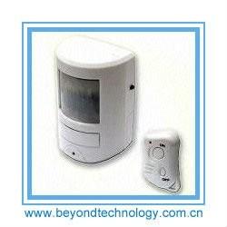 중국 130 Decibel Siren Wireless PIR Motion Sensor Alarm With Remote Control 판매용