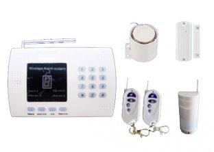 China Wired and wireless alarms system with 4 wired zone and 9 wireless zone CX-20B for sale