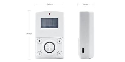 China Smart Wireless PIR Motion Sensor Video Recorder with F1.6 aperture CX801 for sale