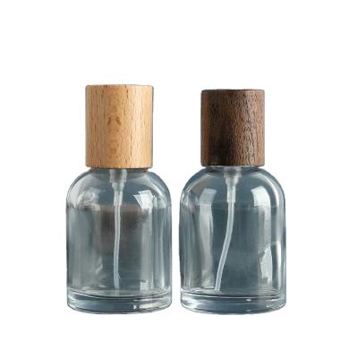 China Cosmetic Transparent Empty Glass 30ml Perfume Bottle for sale