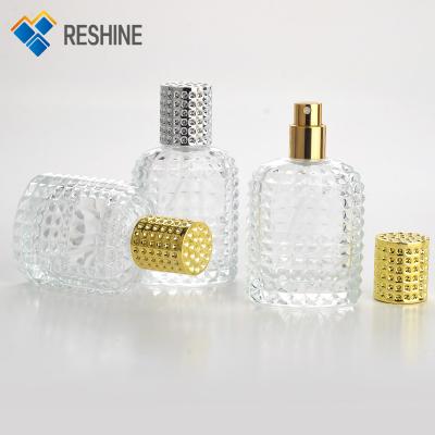 China New Gift Style Pineapple 50ML 30ML Glass Perfume Bottle With Spray Bottles Perfume for sale