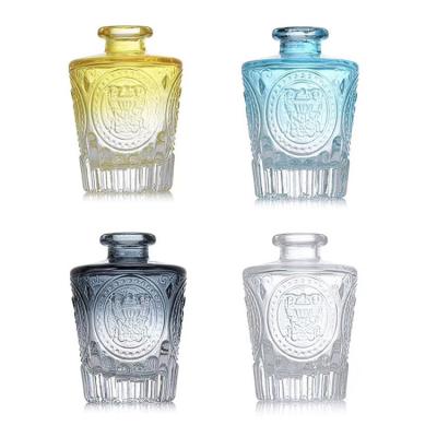 China Unique Art 150ML Modern Glass Perfume Diffuser Bottle For Home Decoration for sale