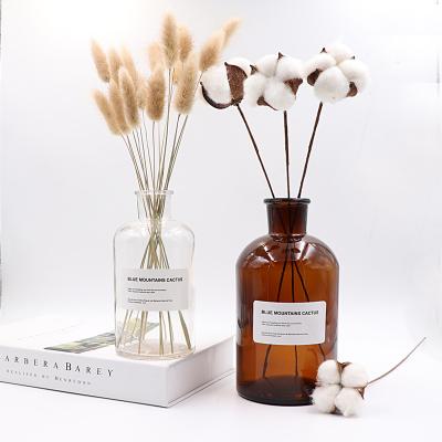 China Stocked Round 250ml Glass Reed Diffuser Bottle for sale