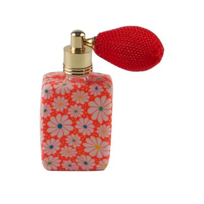 China 12ml-15ml Gift Bottle For Sale Colorful Polymer Clay Perfume Bottle Bulb Atomizer for sale