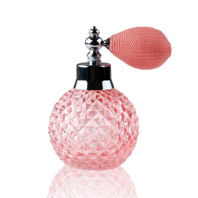 China Eco-Friendly Hot Selling Vintage Style 100ml Perfume Spray Bottle Colorful Perfume Bulb Atomizer for sale