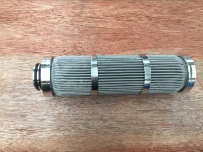 China Stainless steel pleated filter elements/multi-layer stainless steel folding wave filter cartridge for sale