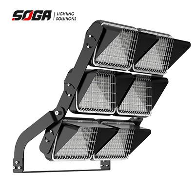 China 1800W Outdoor LED Sports Lighting Rotatable LED Football Stadium Lights IK08 for sale