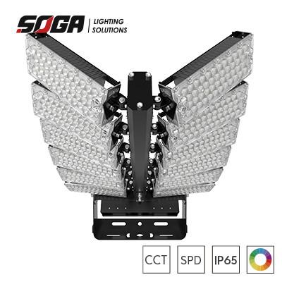 China 600-1800W Led High Power Light Sports Light for Wind Load Can Stand 17class Wind Load 56.1-61.2 M/s for sale