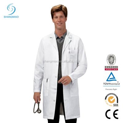 China Factory supply reusable white lab coat for sale, dental scrubs, cherokee lab coats for sale