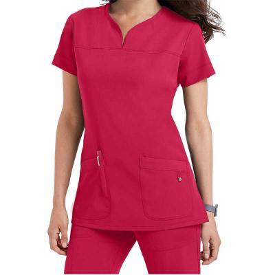 China Reusable S.C.R.U.B.S. Unisex 100% Cotton Scrubs V-Neck 1-Pocket Top Brushed Poplin Scrubs Suits for sale