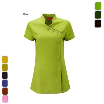 China New Arrival Reusable Beautician Clothes Uniform For Beauty Salon for sale