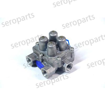 China HOWO A7 Heavy Duty Truck Truck Spare Parts Four Circuit Protection Valve WG9000360523 For Heavy Truck for sale