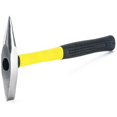 China Machinist Hammer Drop Forged Carbon Steel Fiberglass Handle Chipping Hammer for sale