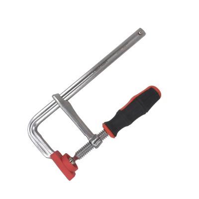 China Frame F Clamp Clamp Metal Forged Wooden Bar Clamp With PP+TPR Handle for sale