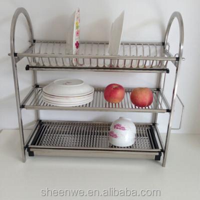 China Viable the three layer table plate rack for sale