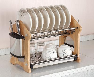 China Industrial Dish Drying Rack Stainless Steel Drainers Rack Shelf Buffet Storage Tray Basket for sale