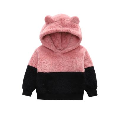 China Autumn Baby Long Sleeve Sweatshirt Kids Hooded Anti Shrink Pullover Sportswear Knitted Hoodies For Boys Girls for sale