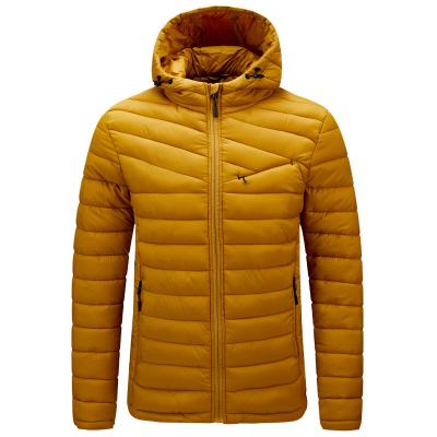 China Anti-wrinkle Winter Men Coat Cotton Padded Hooded Down Coat Casual Jacket Outwear for sale