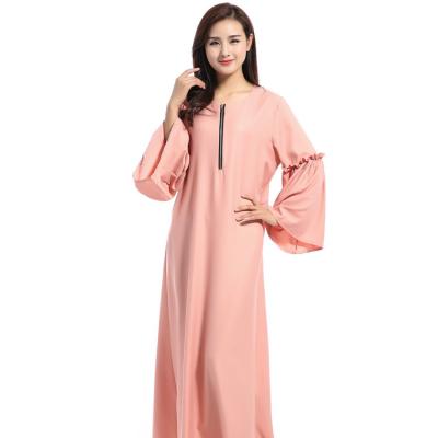 China Wholesale Luxury Ethnic Islamic Breathable Knit Kaftan Kaftan Prayer Clothing Long Dress Muslim Women Maxi Dress for sale