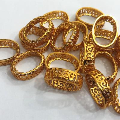 China Rose Gold Silver Thicken Carved Multi Nest Copper Loose Shape Brass Empty Claws, Wholesale Sewinng Accessories For Clothing for sale