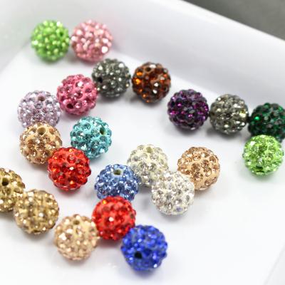 China High Quality Findings Crystal Disco Beads from Crystal Ball Jewelry Loose Beads Free Combination Fashion for sale