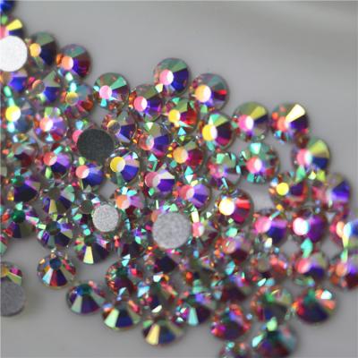 China Flatback Crystal Stone ss16 / ss20 No Fix Hot Fix Rhinestone Nail Art Stone for sale