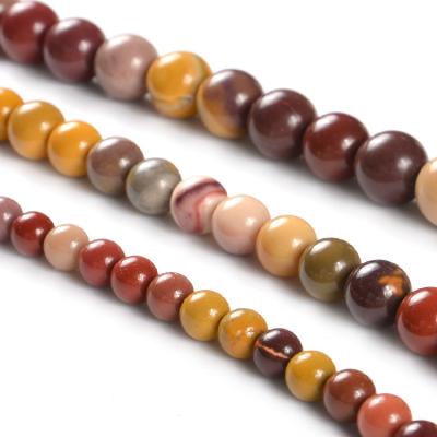 China Round 10mm Opal 6mm 8mm Yellow Stone Strands Natural Gemstone Beads, Loose Precious Gemstone Wholesale for sale