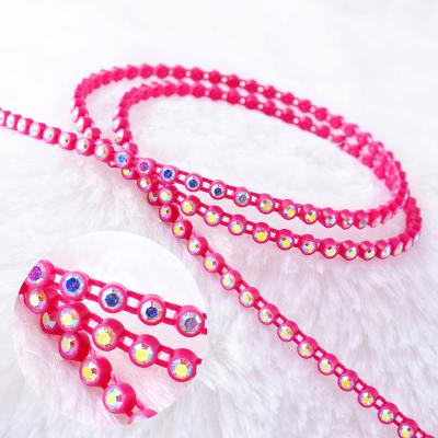 China Crystal Rhinestone Trimming Bags SS6,Wholesale High Quality Crystal Making Accesories For Dress Bag Jewelry for sale