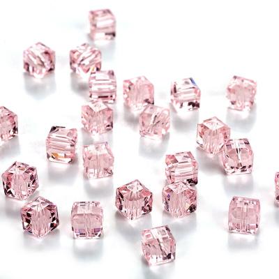 China Mix Color Crystal 8mm Square Beads Crystal Beads Wholesale For DIY Jewelry Loose Making for sale