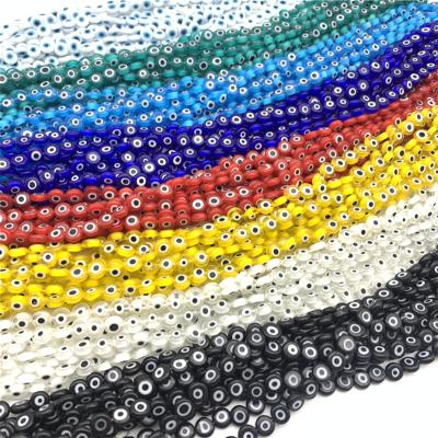 China Wholesale Crystal Accessories 6/8mm Pole Flattened Eye Jewelry Rondelle Beads Crystal Beads For DIY Jewelry Making Loose for sale