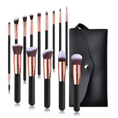 China Angular Blush Pink Silver Luxury 11Pieces Make Up Brushes Vegan Synthetic Makeup Brush Set Professional Private Label maquill brochas for sale