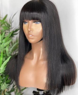 China iFiner Summer Straight 100% Color Hd Natural Straight Lace Front Hair Wigs With Baby Hair for sale