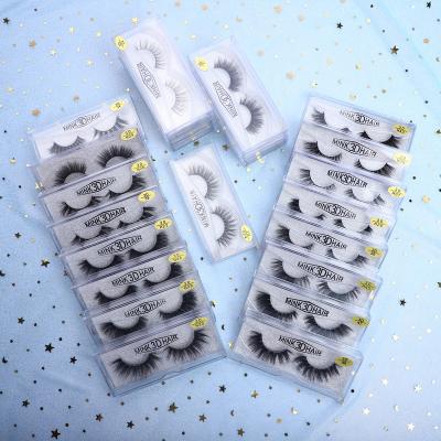 China Wholesale Sensitive Real 15mm 3d Mink Long Lashes Eyelashes, 100% Siberian Eyelash and Customized Boxes for sale