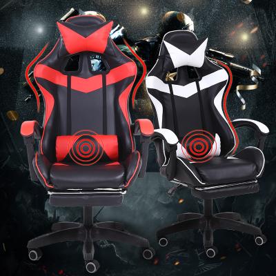 China Free Sample(Height)Adjustable Desk Packing Reclining Computer Leather Height Adjustable Gaming Computer Chair With Footrest for sale