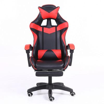 China Free Sample (Hight) Adjustable PC Desk Racing Computer Silla Gamer Led Gaming Chair Leather Extended With Footrest for sale