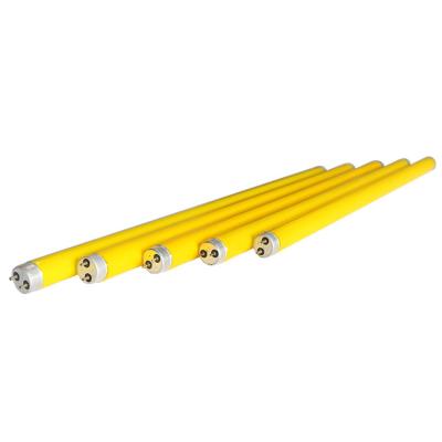 China T10 Color G13 Fluorescent Lamp Yellow Colored T8 Color Tube 58W 220V Straight for sale