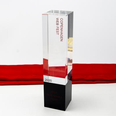 China Europe factory k9 sehigh quality cube crystal trophy custom individual name laser engraved 3d crystal trophy awards for souvenir gift for sale